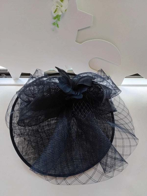 No brand Fascinator Navy 9012BG