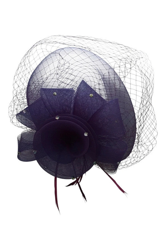 No brand Fascinator Purple 9083JC