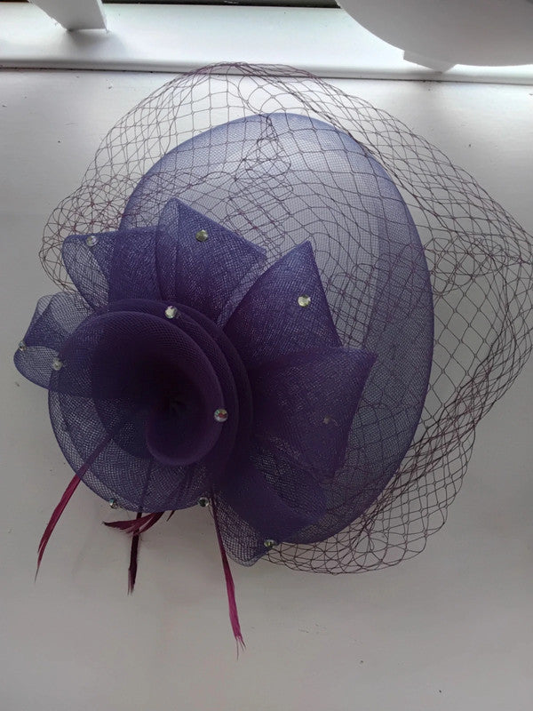 No brand Fascinator Purple 9083JC