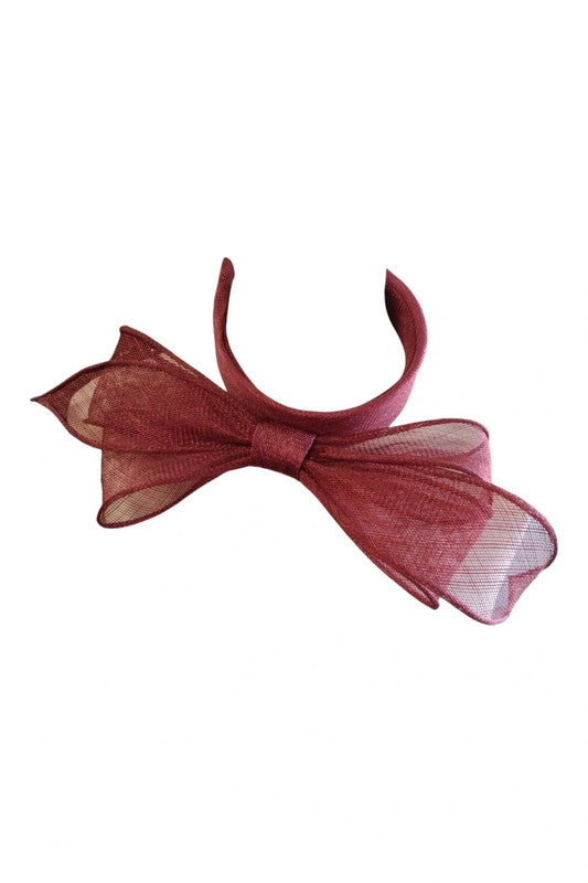 Hackney Jack Fascinator burgundy 9704TWA