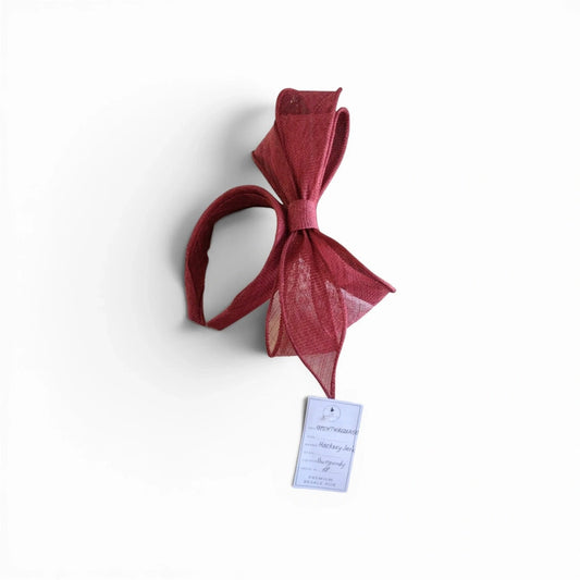 Hackney Jack Fascinator burgundy 9704TWA