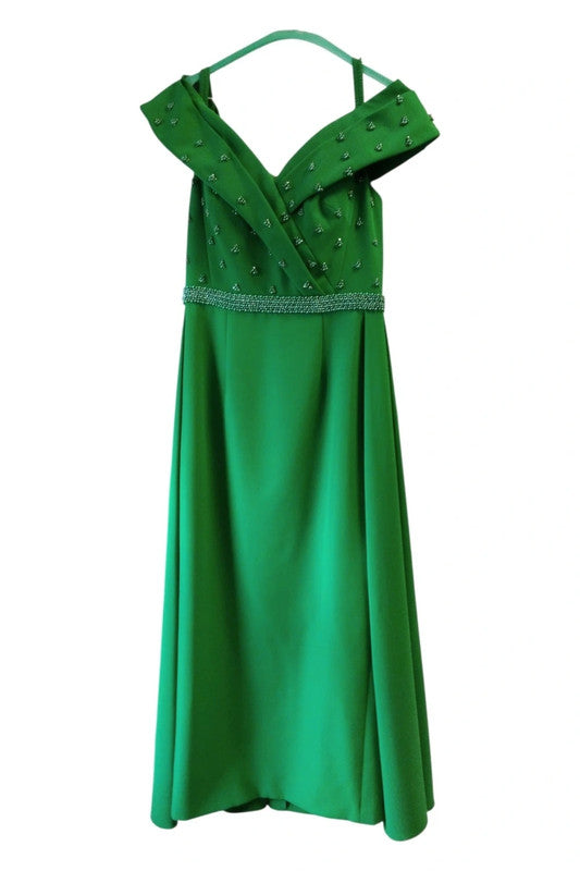 Veni Infantino dress green size 8 9706TWA