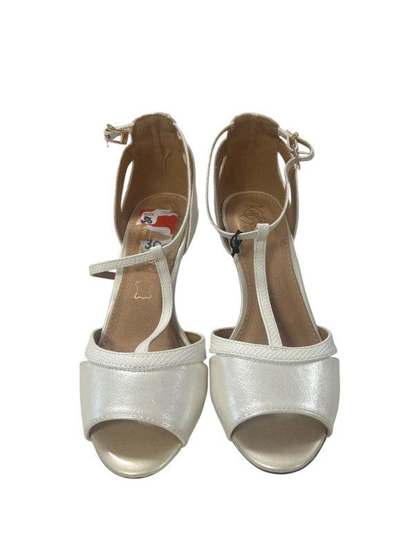 Kate Appleby Cream Sandal Sz 36 9734BC