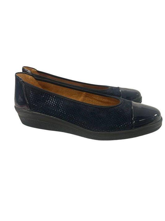 Gabor comfort shoe Navy suede Sz 5 9735BC