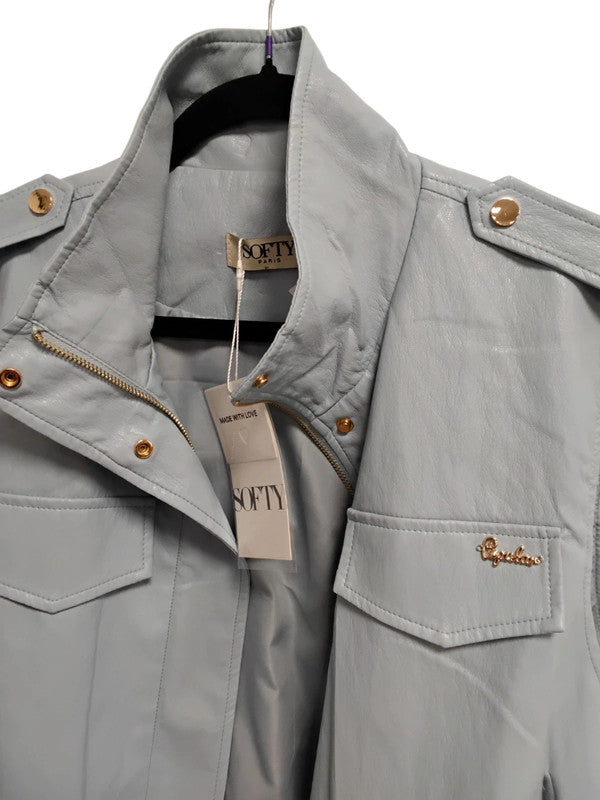 New!!! Softy Sleeveless Jacket: Baby blue SzS 9737MG