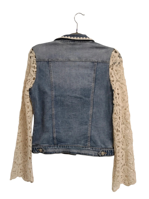 Zac&Zoe Denim & Lace Jacket  Sz S 9739MG