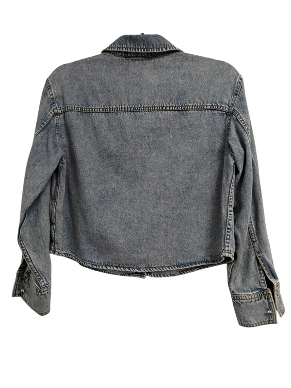 F+F Shirt denim blue Sz6 9738MG