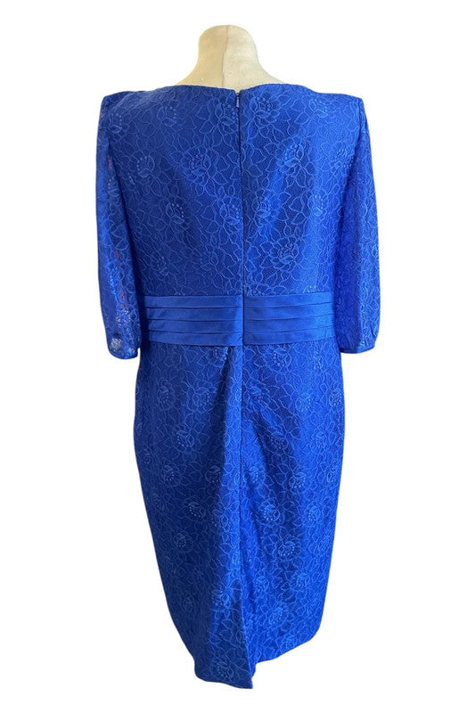 Zeila MOB dress 2 piece royal blue lace size 46/18 9731LB