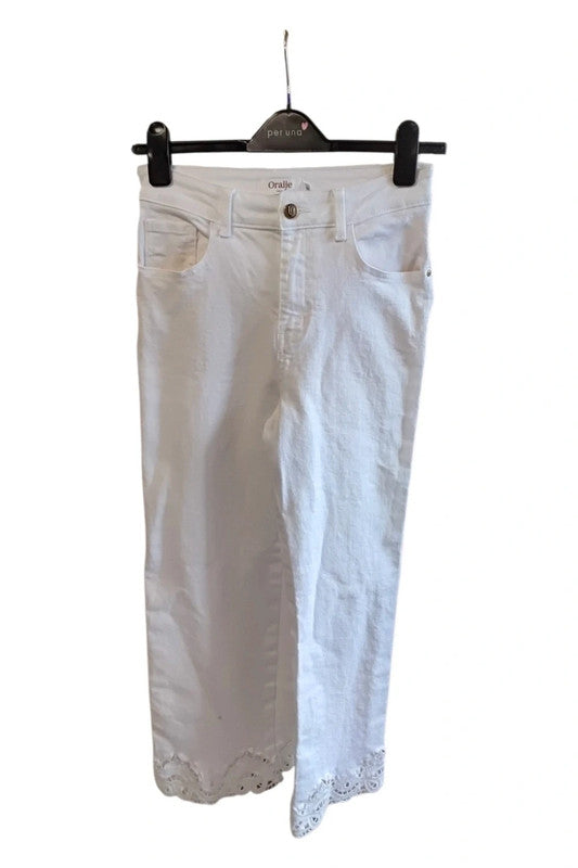Oraije Jeans White Sz 36 9740MG