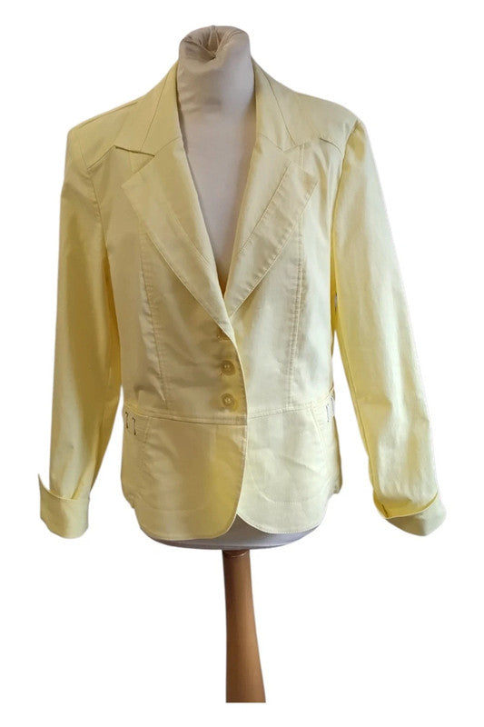 Steilmann Blazer Yellow Sz 14 9751MMH