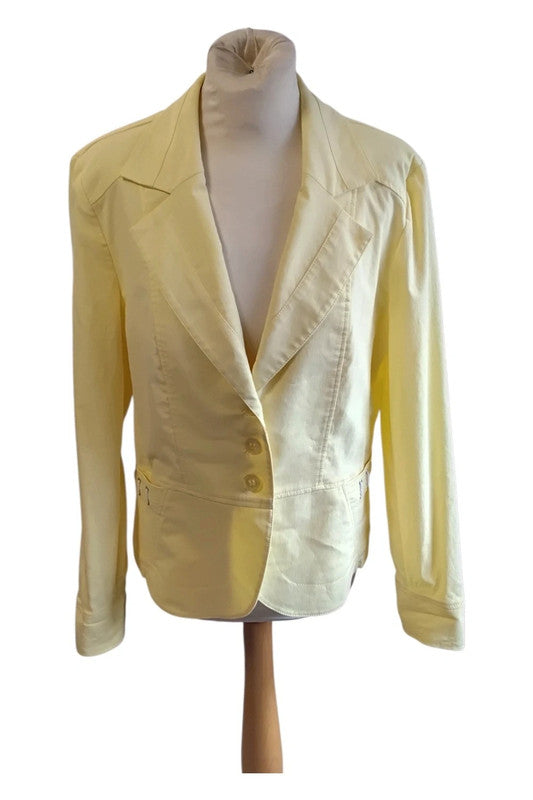 Steilmann Blazer Yellow Sz 14 9751MMH