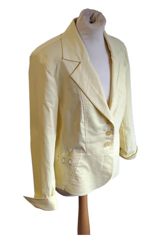 Steilmann Blazer Yellow Sz 14 9751MMH