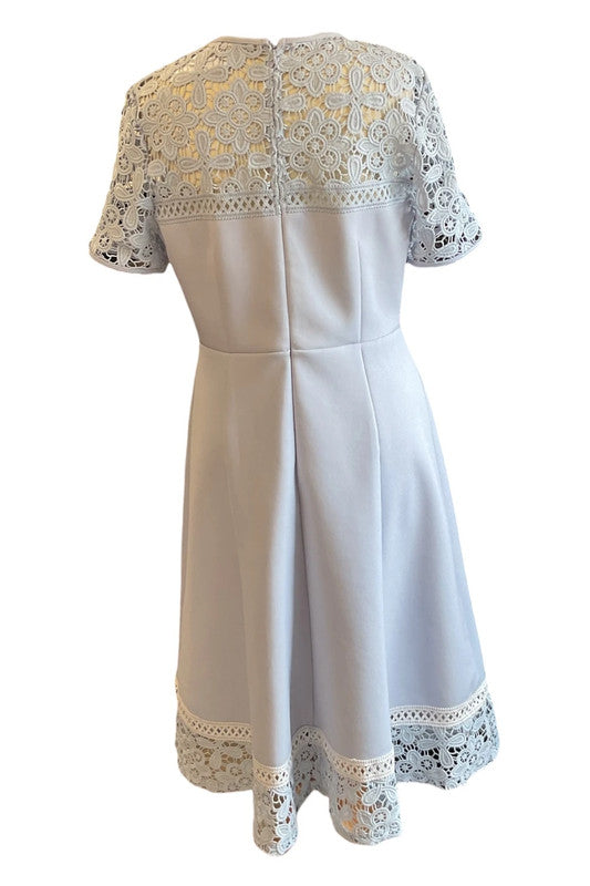ASOS Dress Light blue, lace size 12 9765CM