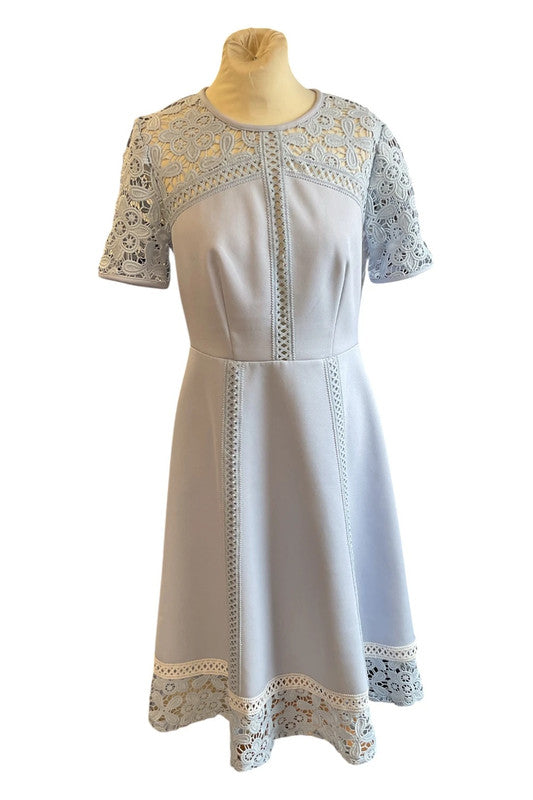 ASOS Dress Light blue, lace size 12 9765CM