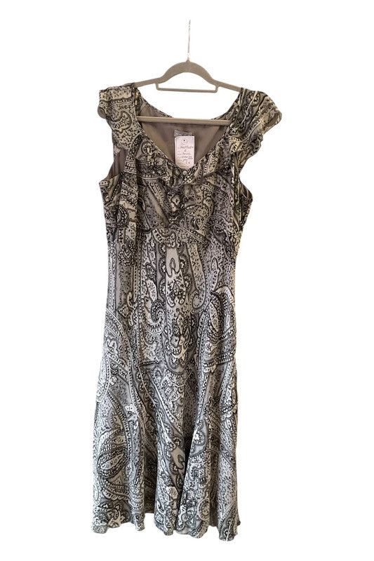 Per Una Dress grey long  sleeveless size 18 9762PLY