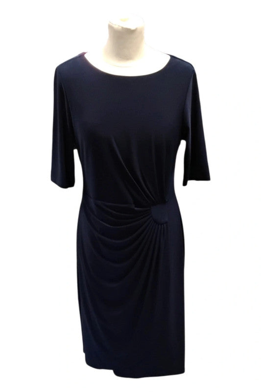 Bonmarche Dress Navy Sz 12 9761JNC