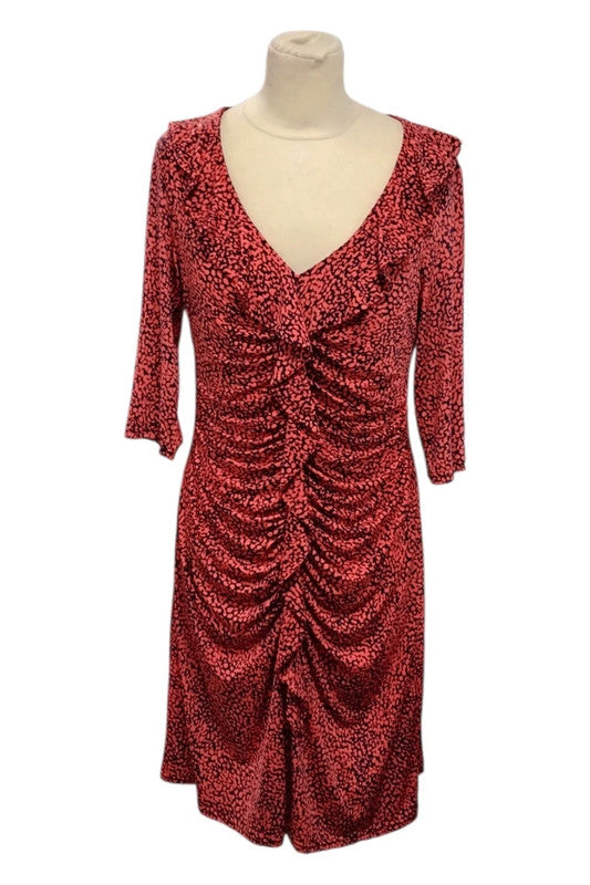 Romeo pour Juliette Dress red  print  size 12 4760CG