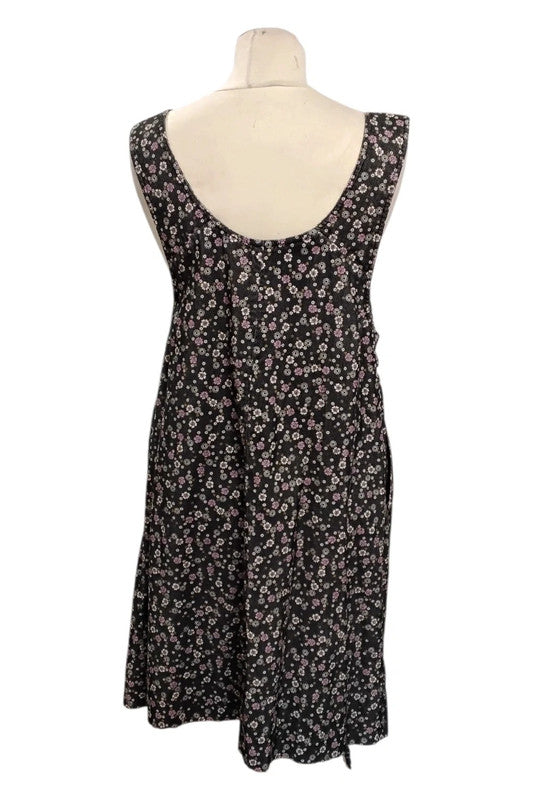 L'Orla Dress black floral size 10 5143JL