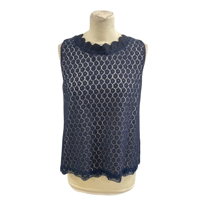 Mark Angelo navy top, size14, 9777RKE