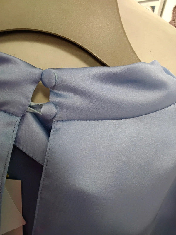 River Island top blue Size 14 9785LZM
