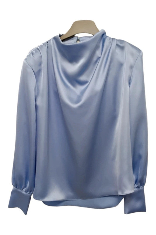 River Island top blue Size 14 9785LZM