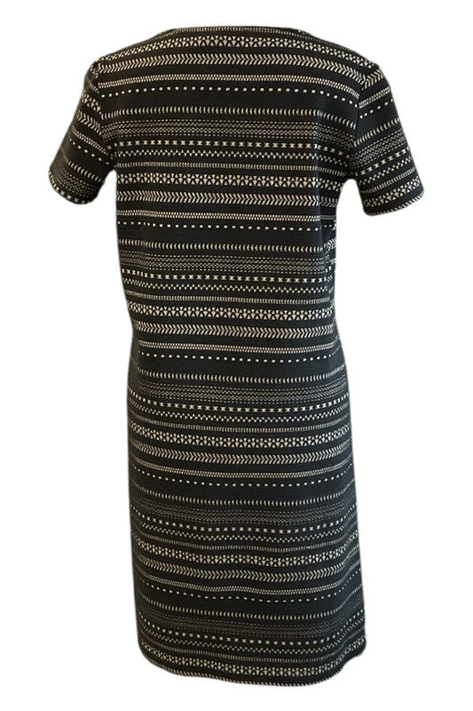 OVS Dress black with gold striped size M 9792CM