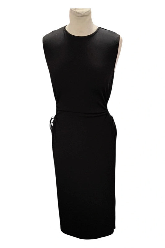 Next Dress Black Sz 14 9786LFR