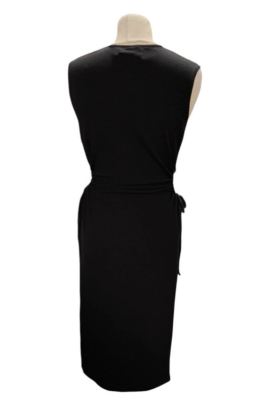Next Dress Black Sz 14 9786LFR