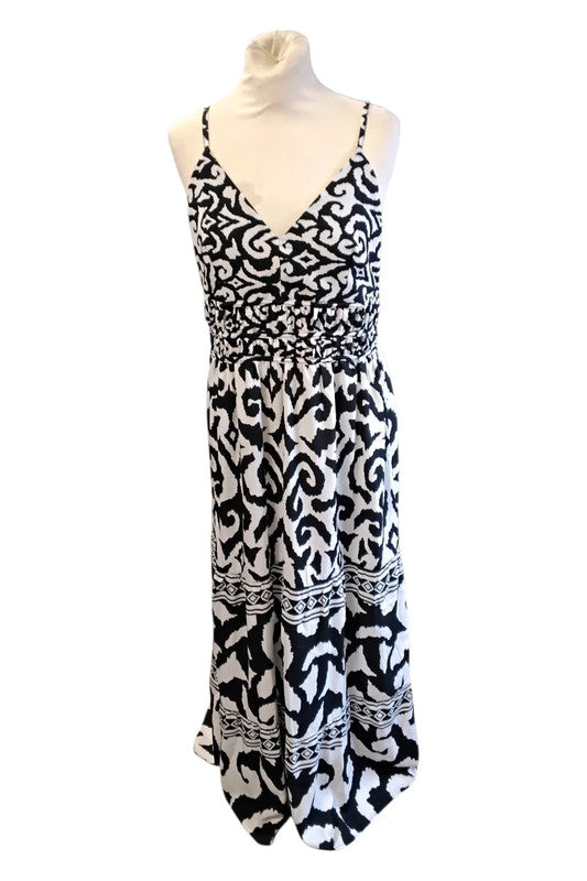 Lipsy Dress Black&White Sz 12 9788LFR