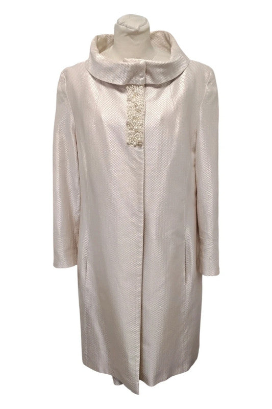 Fee G MOB dress  2 pieces beige  good condition size 16 9794LOT