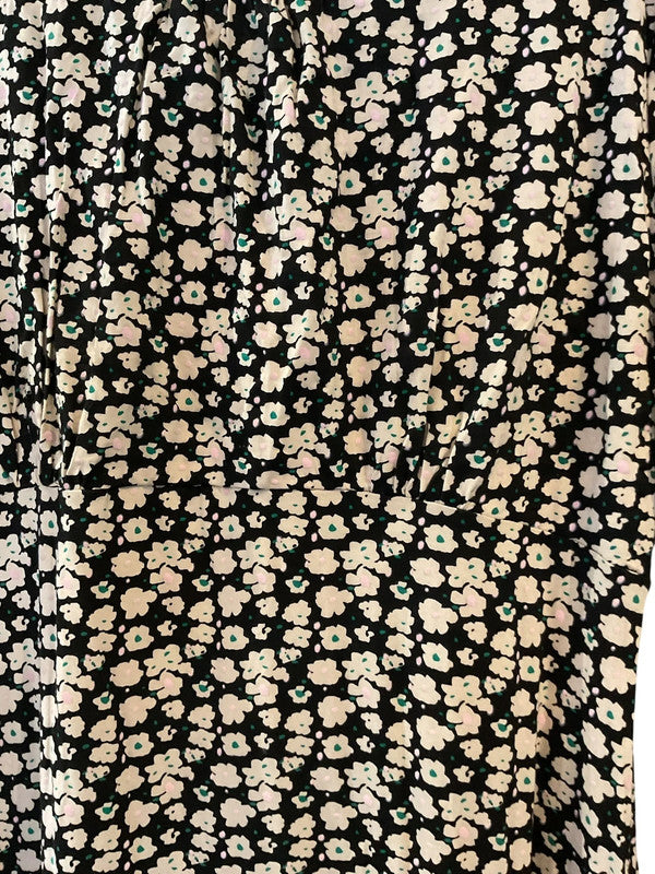 MDM Printed Long sleeved midi dress-Size L 9810PFU
