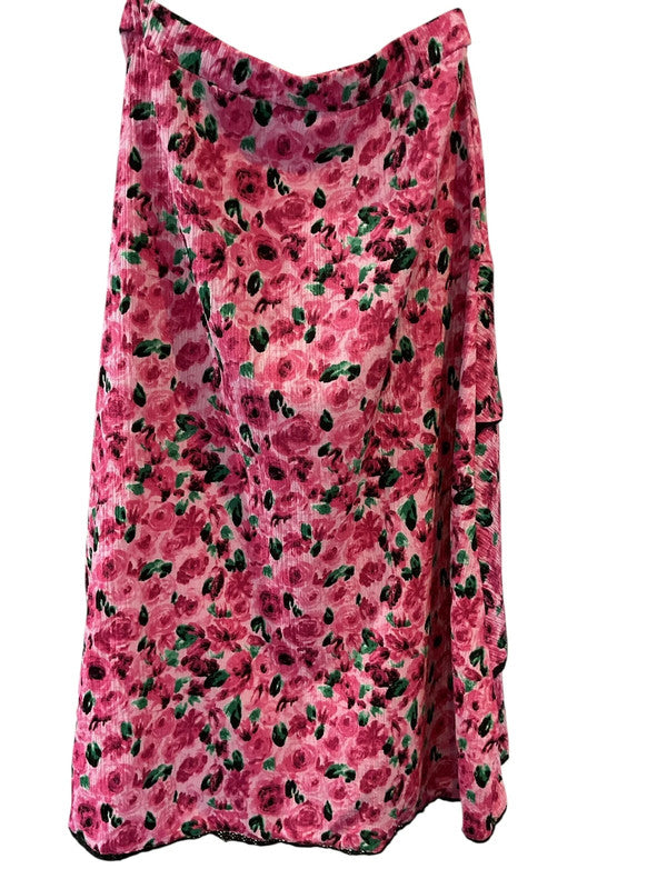 Savida Asymmetrical printed Skirt-Size M 9811PFU