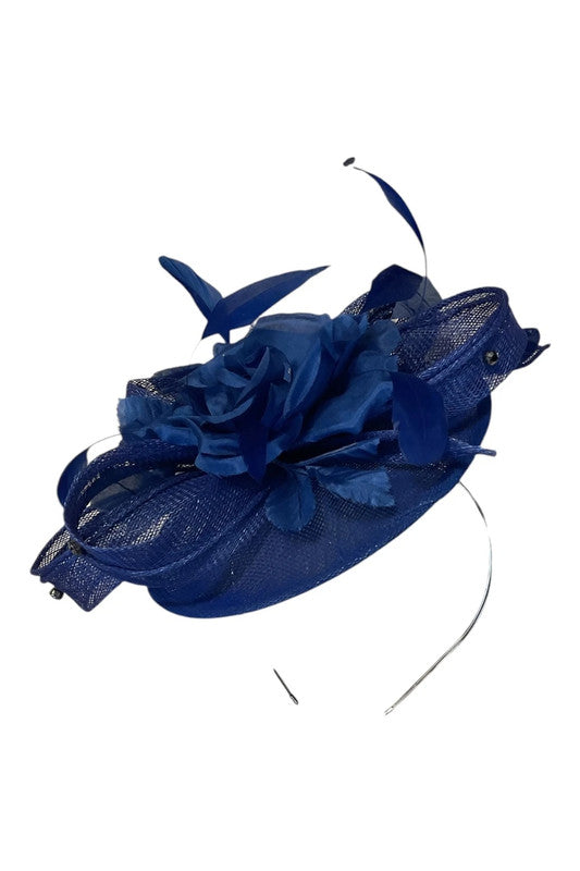 Fascinator hat blue 4183