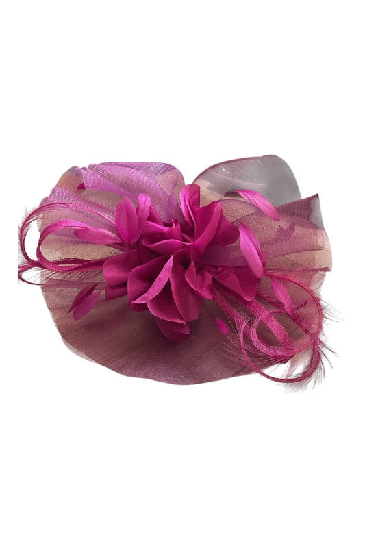 Snoxell&Gwyther Fascinator hat purple 9012CDC