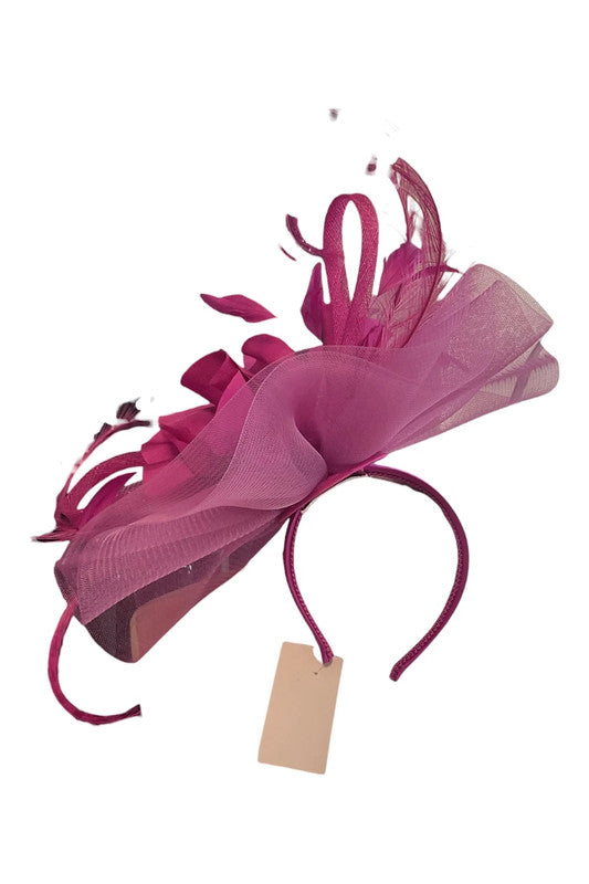 Snoxell&Gwyther Fascinator hat purple 9012CDC