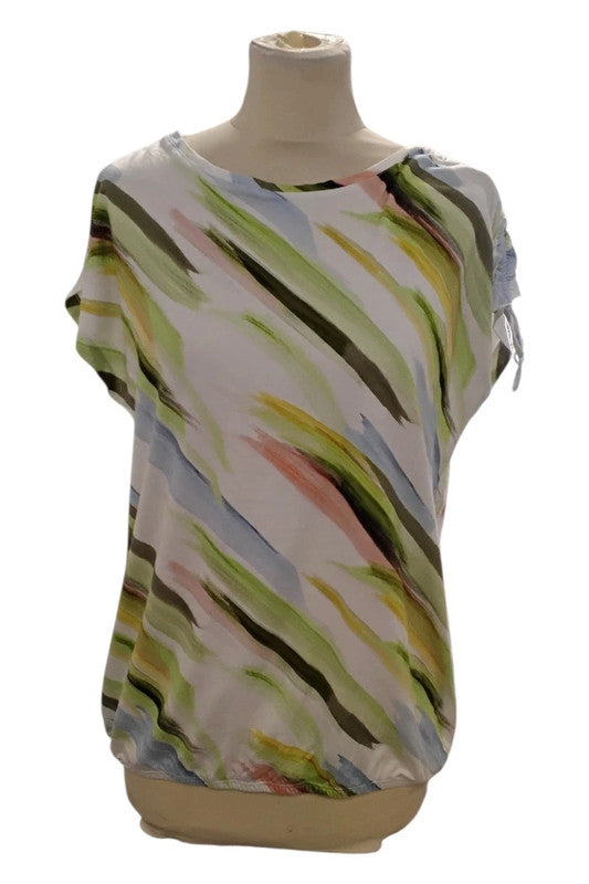Kenny S. T-shirt green print Size 12 9830MOD
