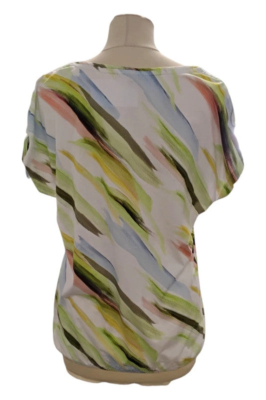 Kenny S. T-shirt green print Size 12 9830MOD