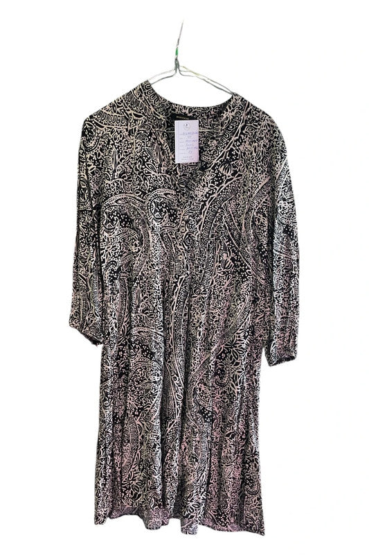 More & More dress black and cream Size 40 9836MVE