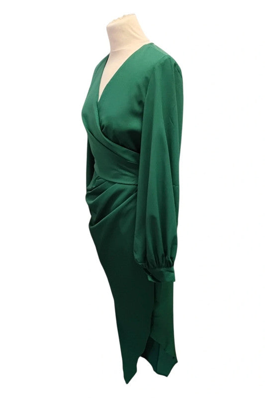 Girl in Mind Dress Green Sz 8 9843TEB