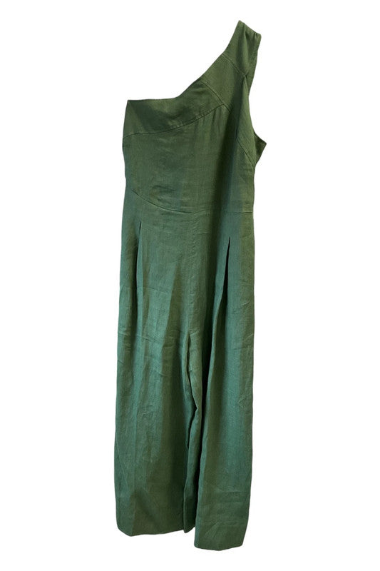 Emme Marella linen pantsuit green size 10 9823TF