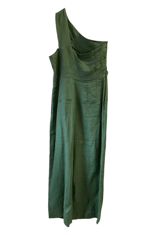 Emme Marella linen pantsuit green size 10 9823TF