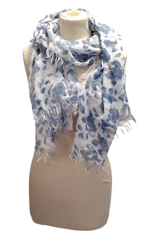 No brand Scarf Blue Print 9825MDD