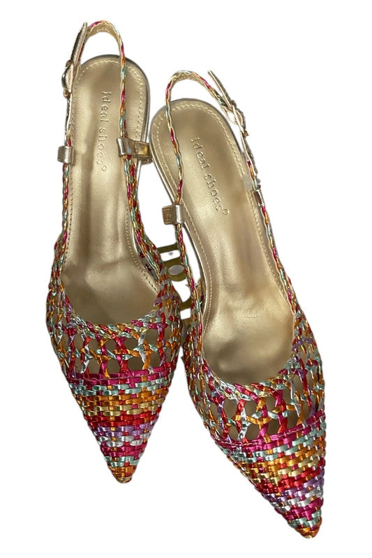 Ideal shoes Shoes gold&multicoloured size 39 9873MG