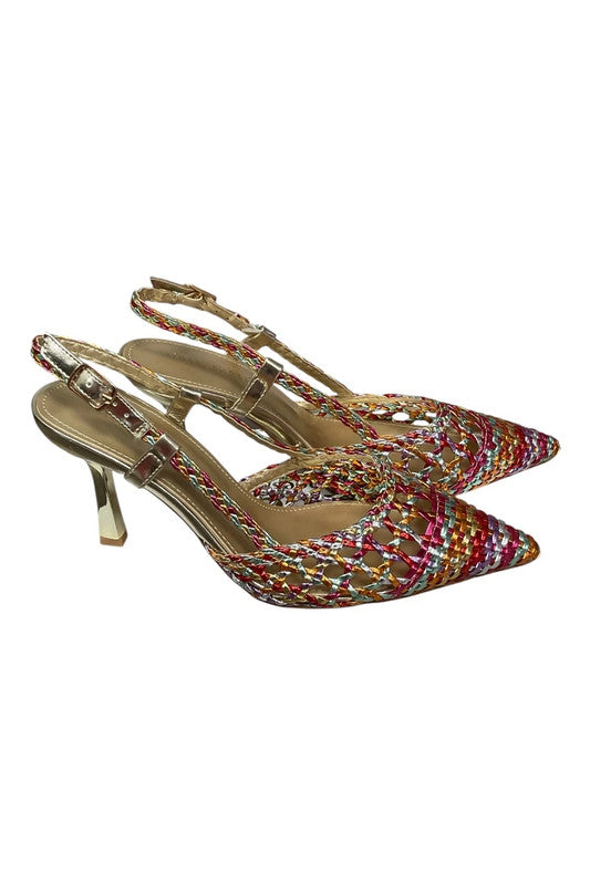 Ideal shoes Shoes gold&multicoloured size 39 9873MG