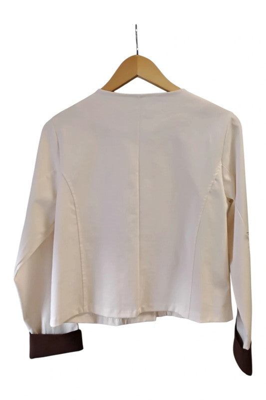 Two piece Sweetissima jersey suit  cream  size S 9856MG