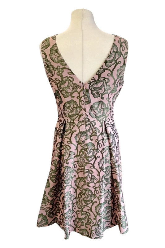 Hallhuber Donna Dress Peach Sz 8 9865HGI