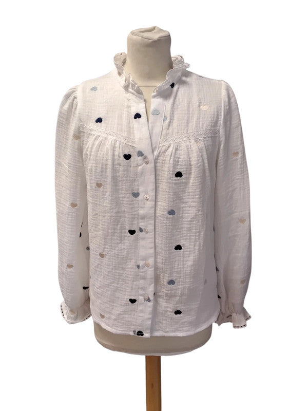 I koone & Bianka white top size S, 9909MG