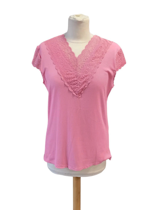 Zafa Paris pink top, size M, 9907MG