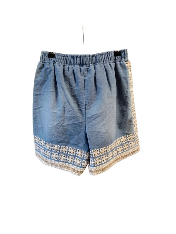 Nua shorts blue and white, size S, 9911MG