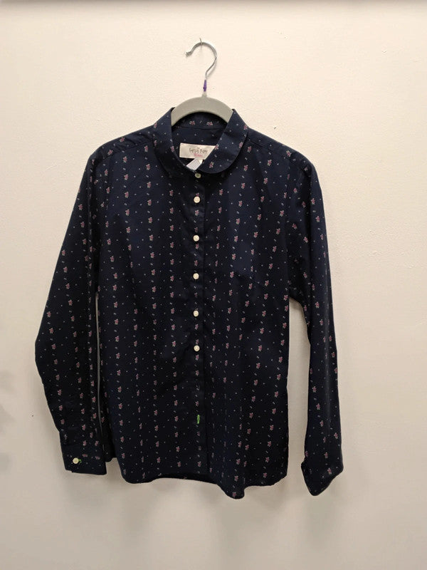 Savile Row T-shirt Blue print  Sz 8 9918AMU